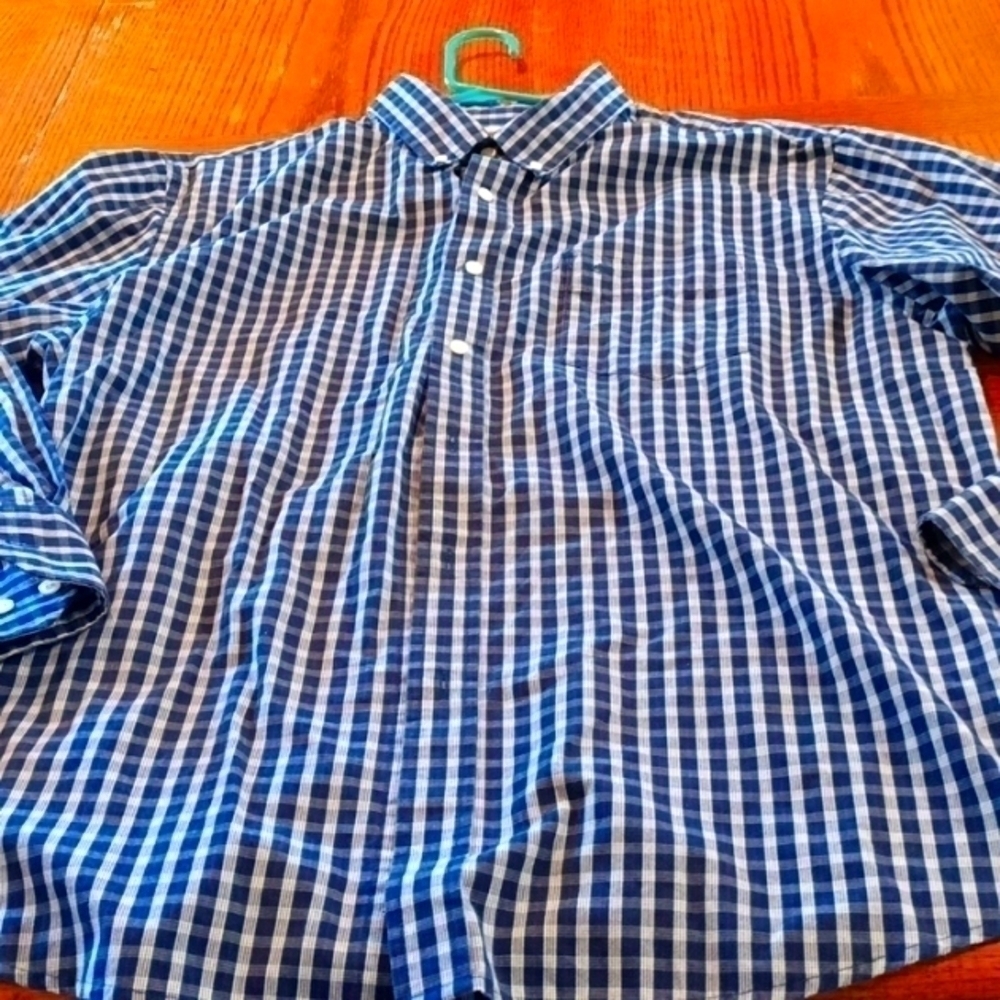 🌻3 for $12🌻Men's Dress Shirt, Dockers  XL Plaid Button Down